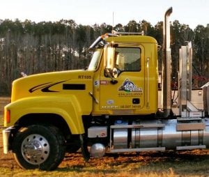 Rocky Branch Contractor long haul vehicle for construction services jobs