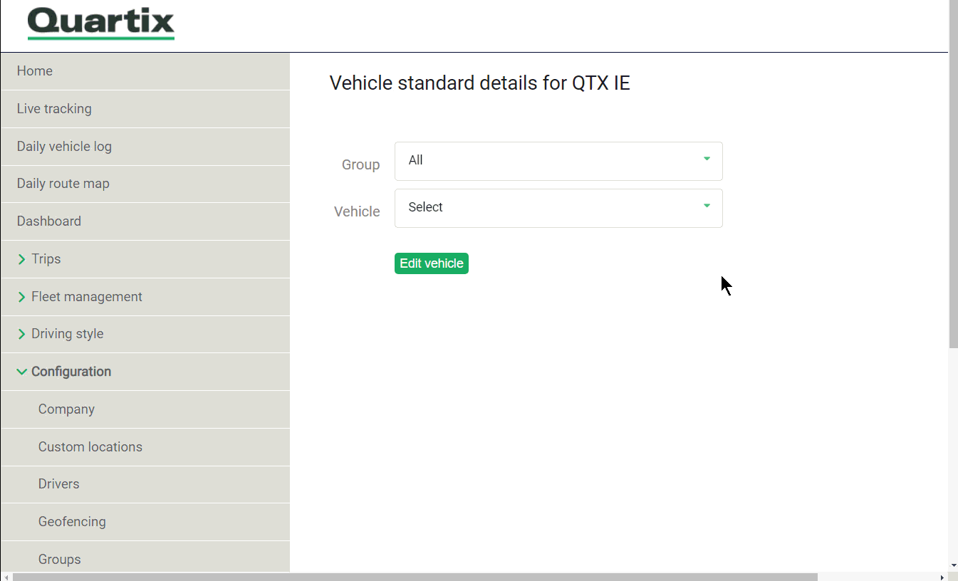 How to customise vehicle tracking