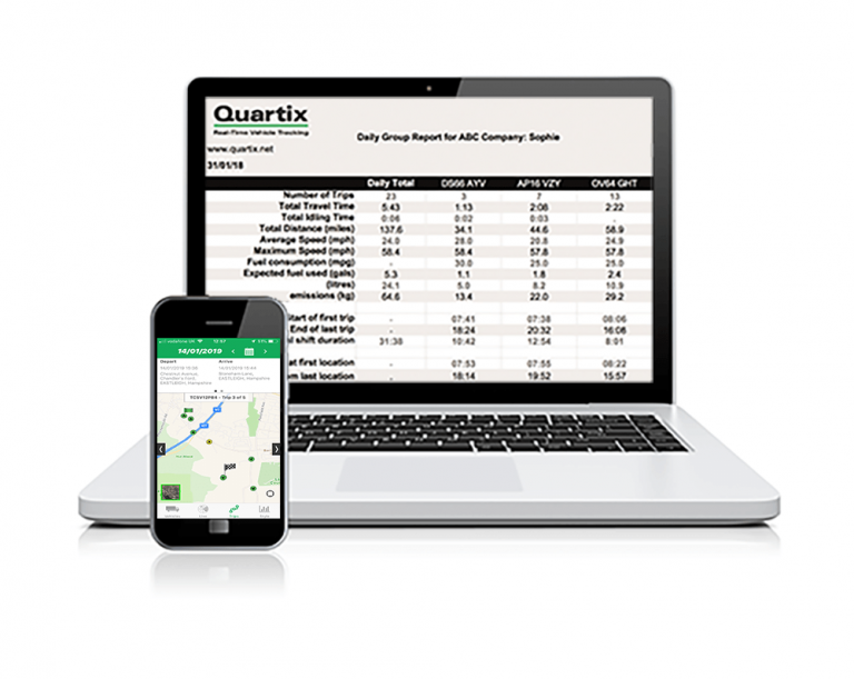 Connect & Track Our Easy Install System Quartix Vehicle Tracking (UK)