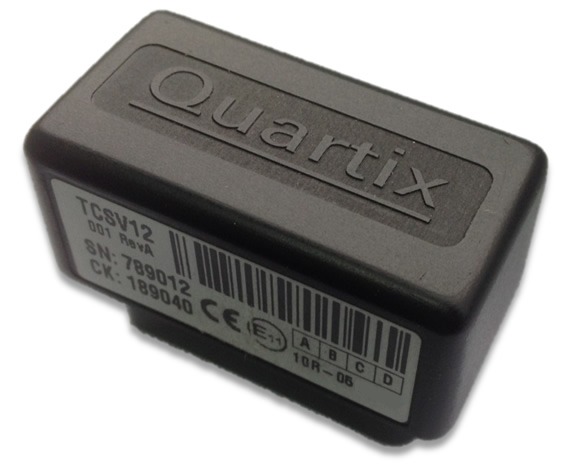 Quartix TCSV11, Localizador GPS para coche, instalación en batería