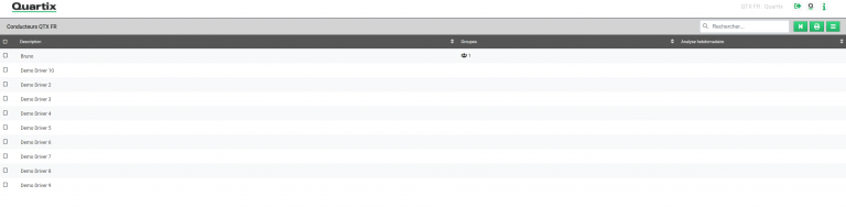 Système de géolocalisation de véhicules Quartix : accédez désormais à la liste de tous vos conducteurs dans l'interface Quartix