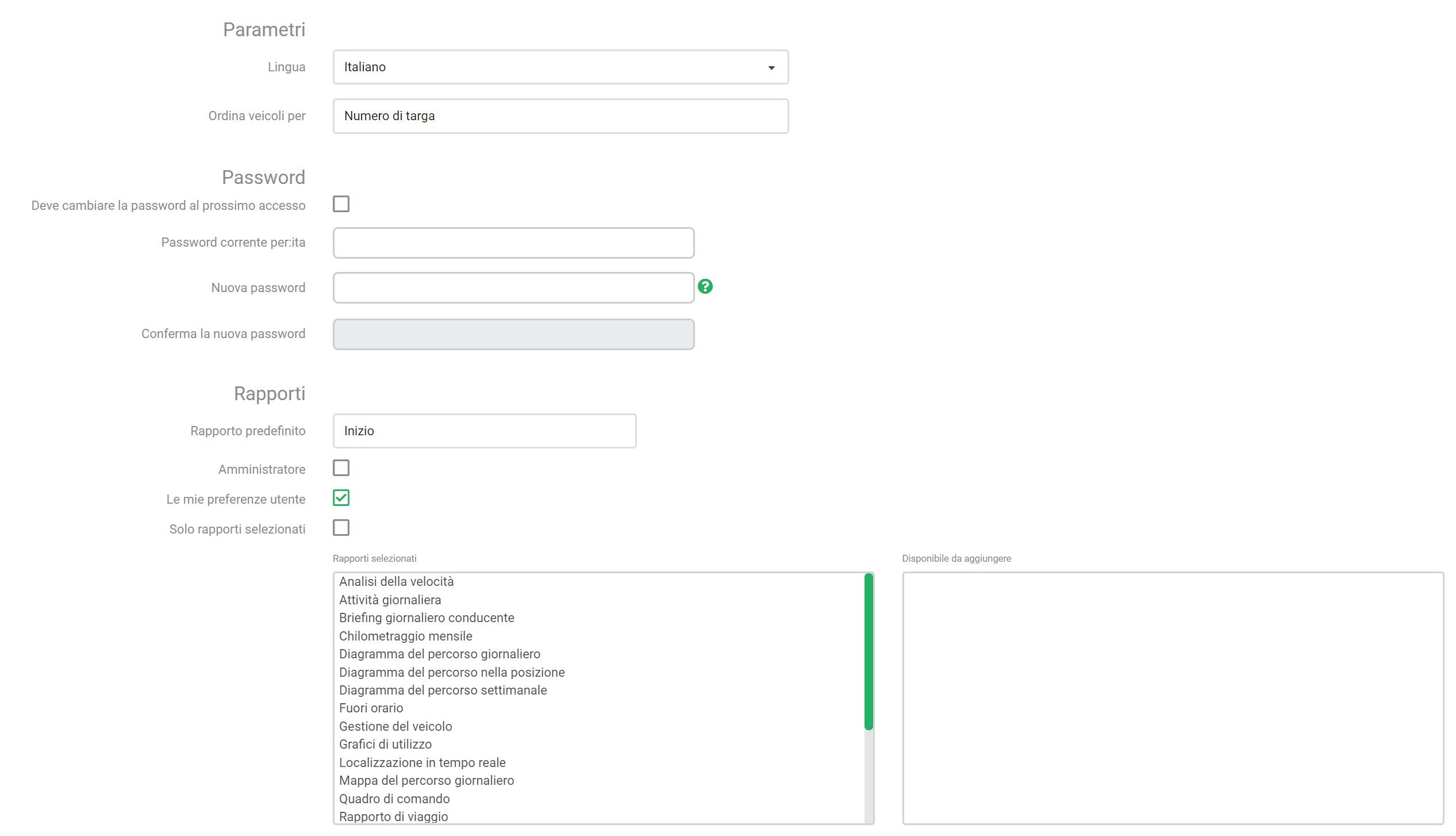 Novita Registrazione E Configurazione Nuovi Utenti