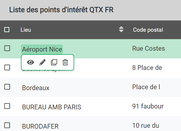 Géolocalisation de véhicules Quartix : mise à jour de la fonctionnalité points d'intérêt personnalisés