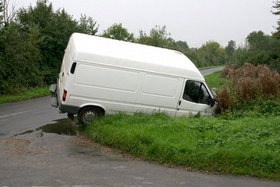 crashed van safe speed