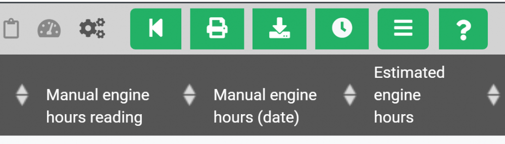 Engine Hours Monitoring