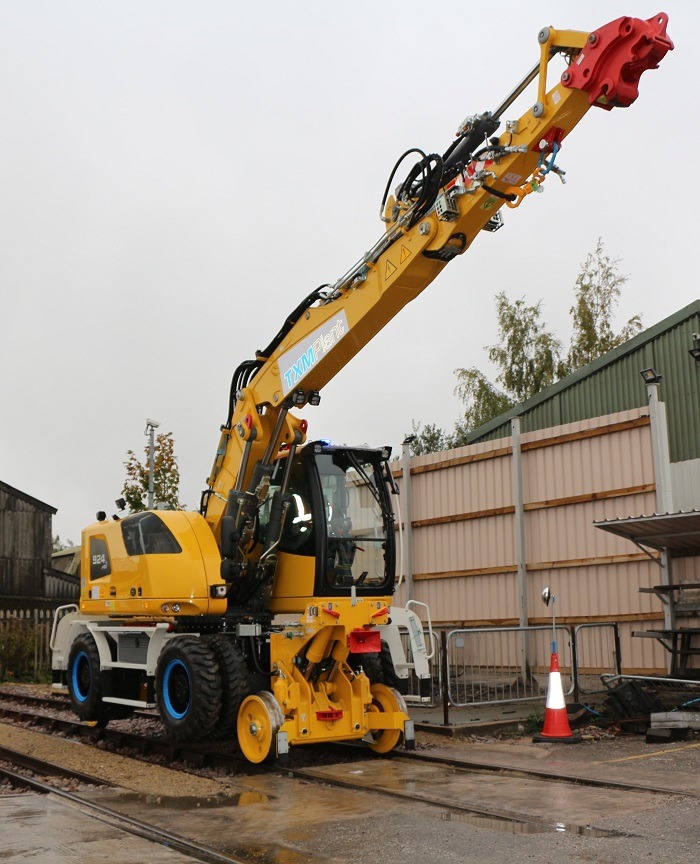 TXM Plant Hire vehicle in service