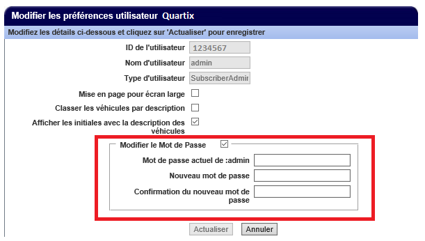 Mise à jour du système de géolocalisation de véhicules Quartix : Configuration du geofencing