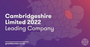 Cambridgeshire Limited 2022 - leading company - Quartix