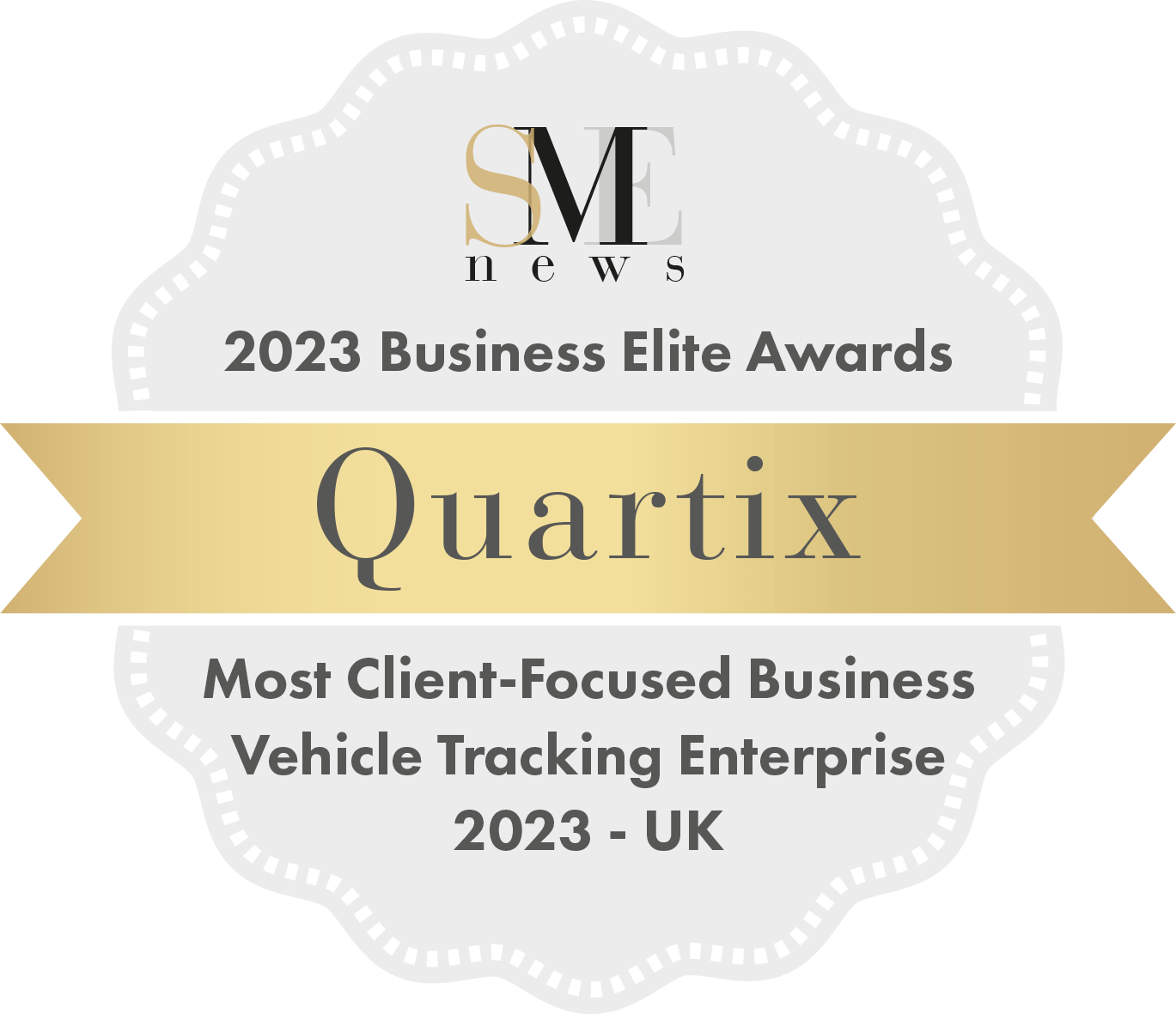 Most Client-Focused Business SME Award Quartix 2023