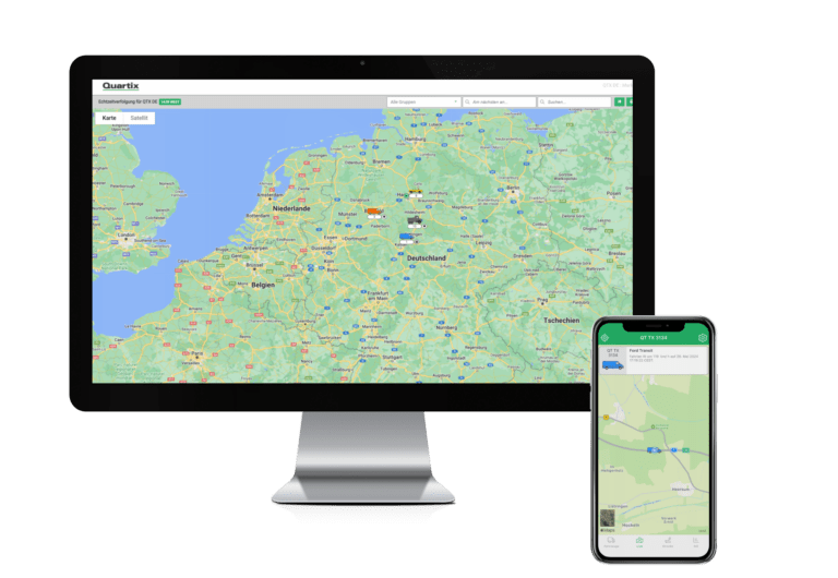DE live tracking screen